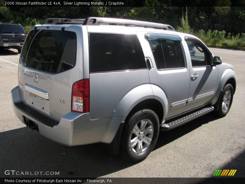 Silver Lightning Metallic / Graphite 2006 Nissan Pathfinder LE 4x4