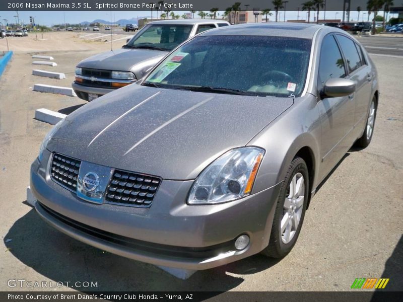 Spirited Bronze Pearl / Cafe Latte 2006 Nissan Maxima 3.5 SL