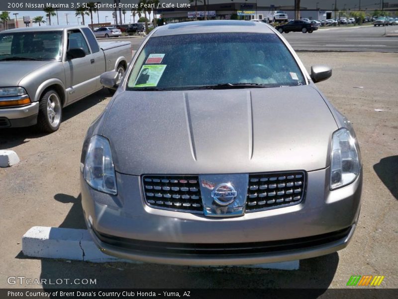 Spirited Bronze Pearl / Cafe Latte 2006 Nissan Maxima 3.5 SL