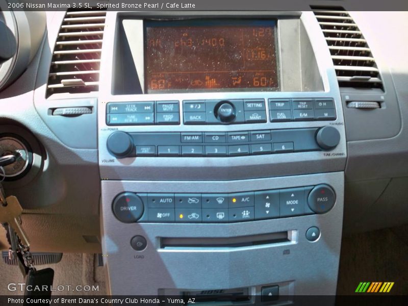 Spirited Bronze Pearl / Cafe Latte 2006 Nissan Maxima 3.5 SL