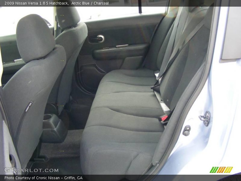 Arctic Blue / Charcoal 2009 Nissan Versa 1.8 S Hatchback