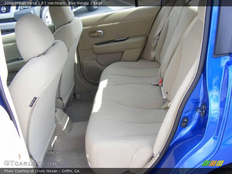 Blue Metallic / Beige 2009 Nissan Versa 1.8 S Hatchback