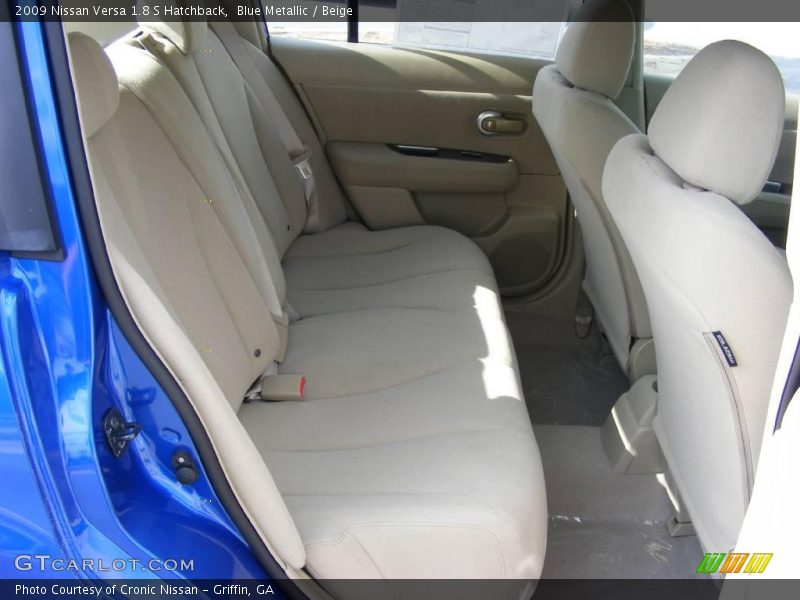 Blue Metallic / Beige 2009 Nissan Versa 1.8 S Hatchback