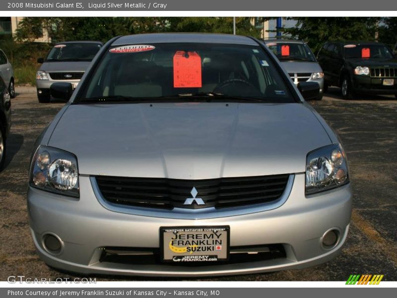 Liquid Silver Metallic / Gray 2008 Mitsubishi Galant ES