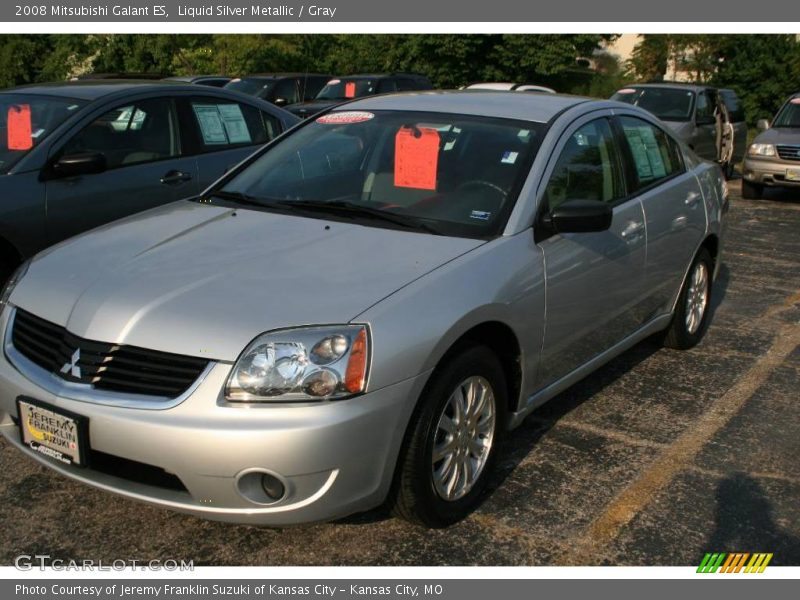 Liquid Silver Metallic / Gray 2008 Mitsubishi Galant ES