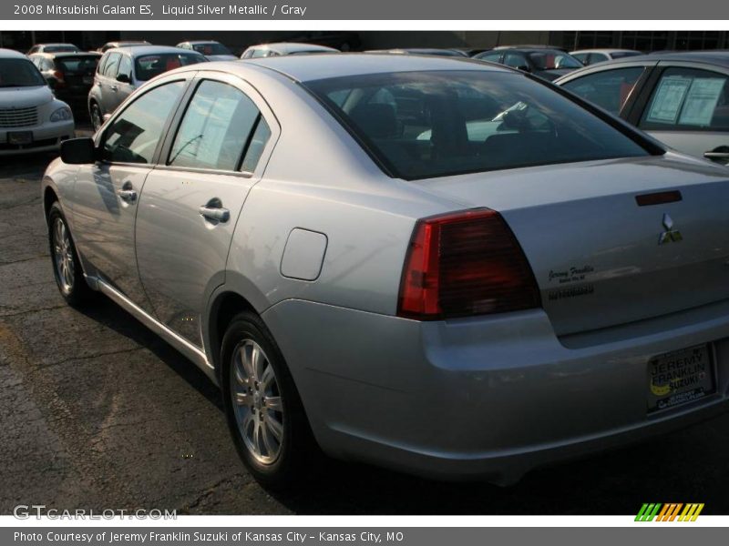 Liquid Silver Metallic / Gray 2008 Mitsubishi Galant ES