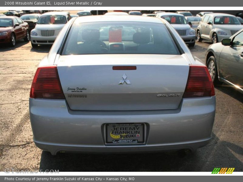 Liquid Silver Metallic / Gray 2008 Mitsubishi Galant ES