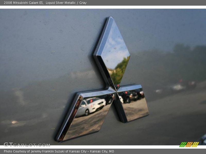 Liquid Silver Metallic / Gray 2008 Mitsubishi Galant ES