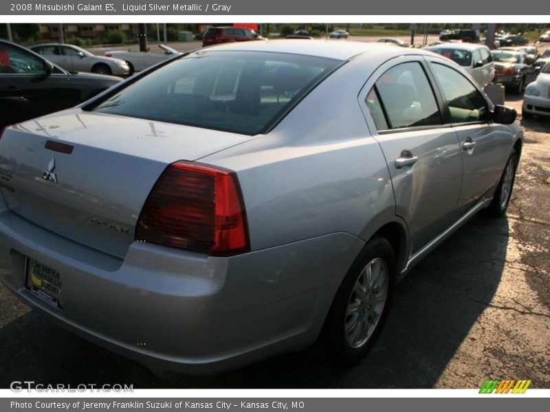 Liquid Silver Metallic / Gray 2008 Mitsubishi Galant ES