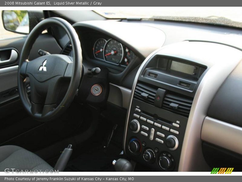 Liquid Silver Metallic / Gray 2008 Mitsubishi Galant ES