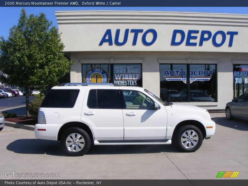 Oxford White / Camel 2006 Mercury Mountaineer Premier AWD