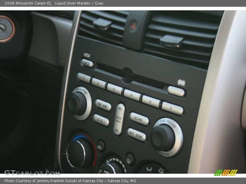 Liquid Silver Metallic / Gray 2008 Mitsubishi Galant ES