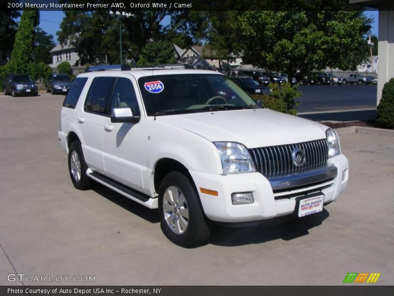 Oxford White / Camel 2006 Mercury Mountaineer Premier AWD