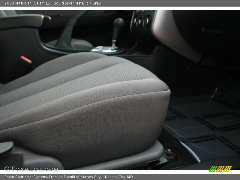 Liquid Silver Metallic / Gray 2008 Mitsubishi Galant ES