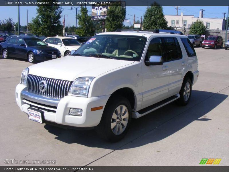 Oxford White / Camel 2006 Mercury Mountaineer Premier AWD