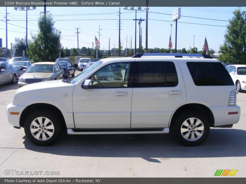 Oxford White / Camel 2006 Mercury Mountaineer Premier AWD