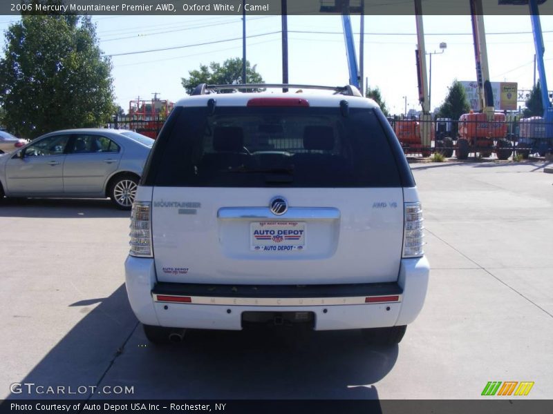 Oxford White / Camel 2006 Mercury Mountaineer Premier AWD