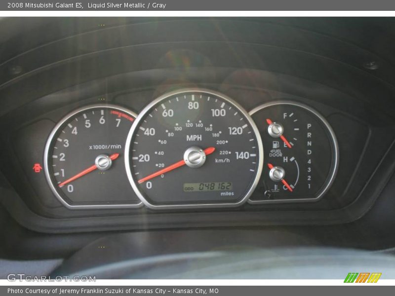 Liquid Silver Metallic / Gray 2008 Mitsubishi Galant ES