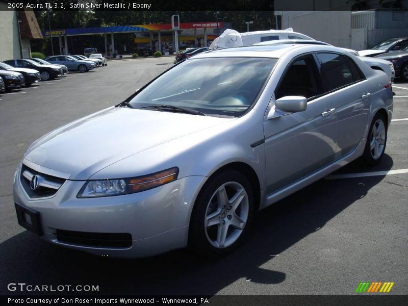 Satin Silver Metallic / Ebony 2005 Acura TL 3.2