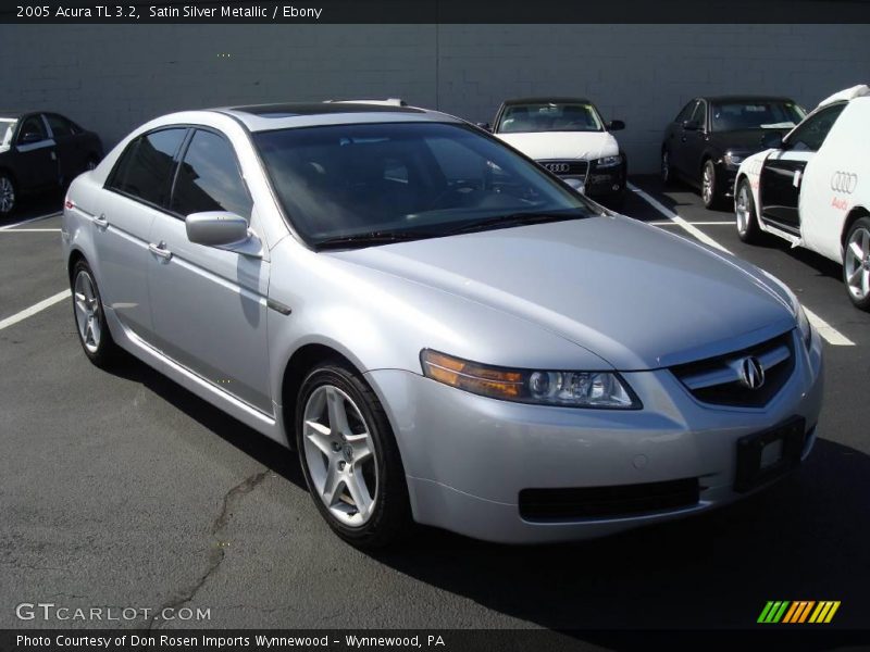 Satin Silver Metallic / Ebony 2005 Acura TL 3.2