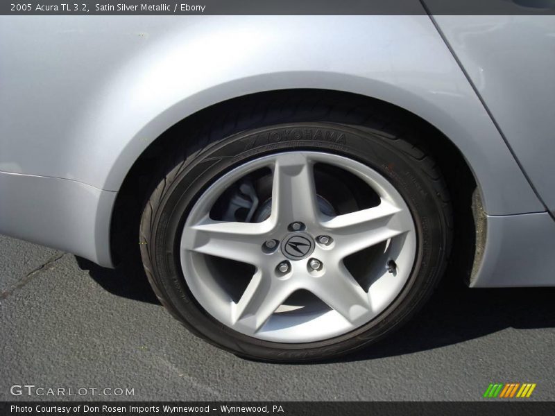 Satin Silver Metallic / Ebony 2005 Acura TL 3.2