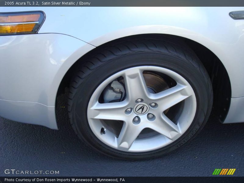 Satin Silver Metallic / Ebony 2005 Acura TL 3.2