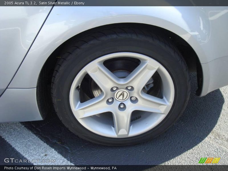 Satin Silver Metallic / Ebony 2005 Acura TL 3.2