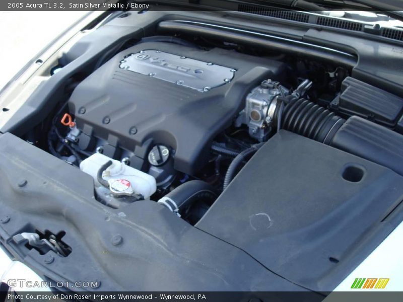 Satin Silver Metallic / Ebony 2005 Acura TL 3.2