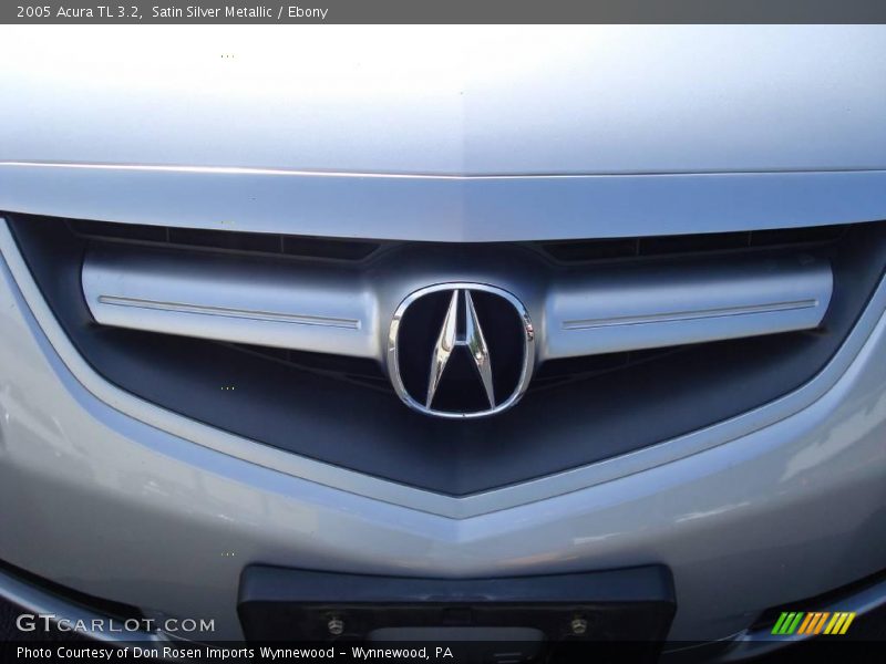 Satin Silver Metallic / Ebony 2005 Acura TL 3.2