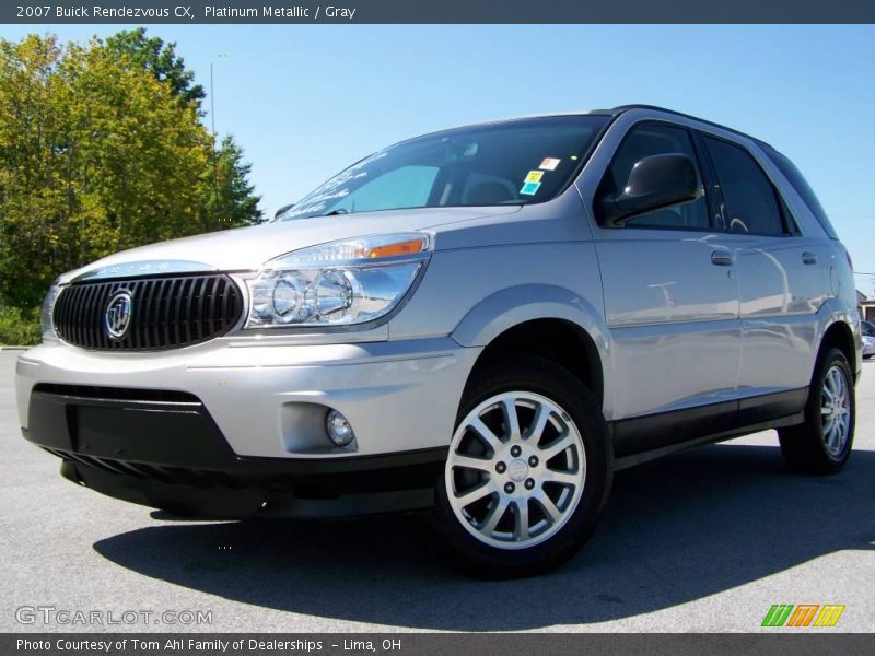 Platinum Metallic / Gray 2007 Buick Rendezvous CX