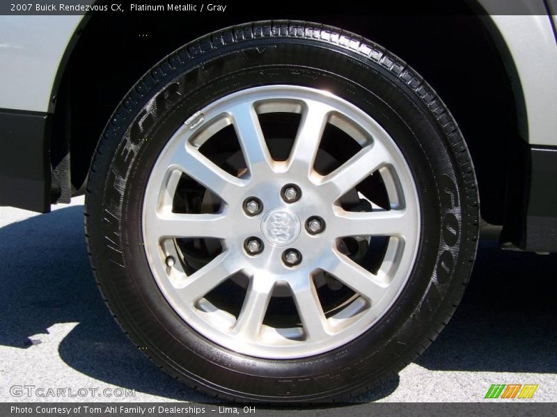 Platinum Metallic / Gray 2007 Buick Rendezvous CX