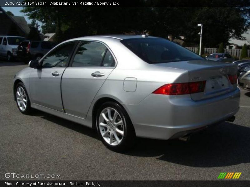 Alabaster Silver Metallic / Ebony Black 2006 Acura TSX Sedan