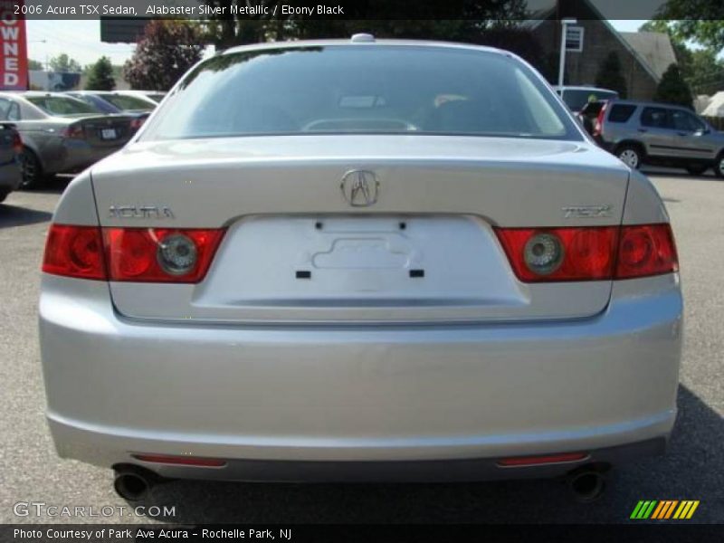 Alabaster Silver Metallic / Ebony Black 2006 Acura TSX Sedan