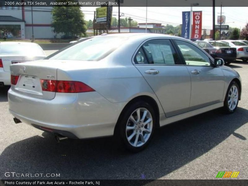 Alabaster Silver Metallic / Ebony Black 2006 Acura TSX Sedan