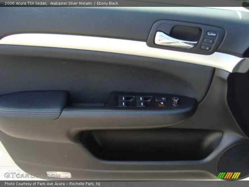 Alabaster Silver Metallic / Ebony Black 2006 Acura TSX Sedan