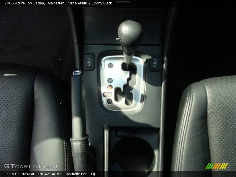 Alabaster Silver Metallic / Ebony Black 2006 Acura TSX Sedan