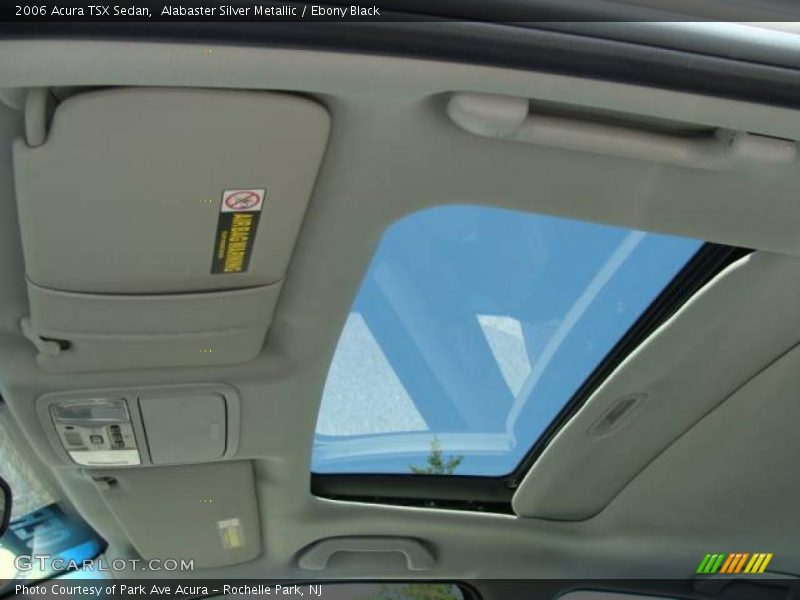 Alabaster Silver Metallic / Ebony Black 2006 Acura TSX Sedan