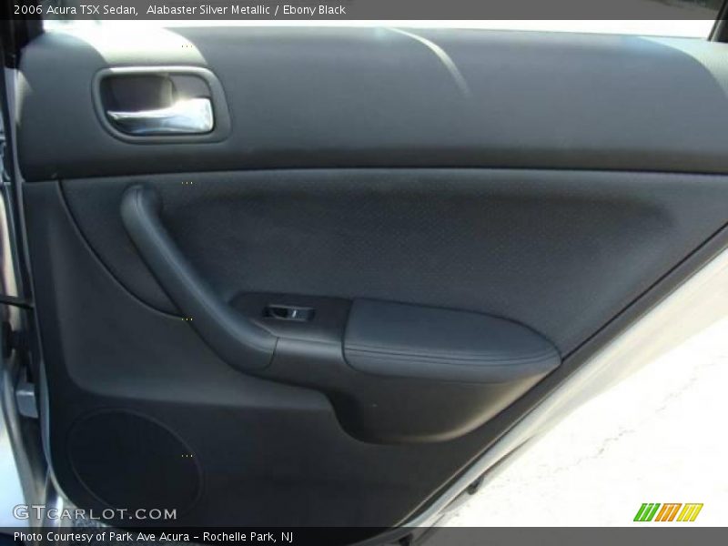 Alabaster Silver Metallic / Ebony Black 2006 Acura TSX Sedan