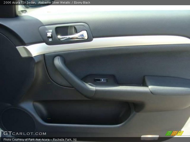 Alabaster Silver Metallic / Ebony Black 2006 Acura TSX Sedan