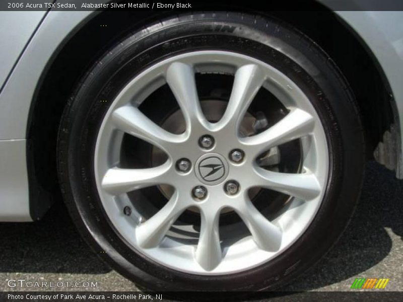 Alabaster Silver Metallic / Ebony Black 2006 Acura TSX Sedan