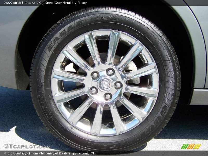 Stone Gray Metallic / Ebony 2009 Buick LaCrosse CXL