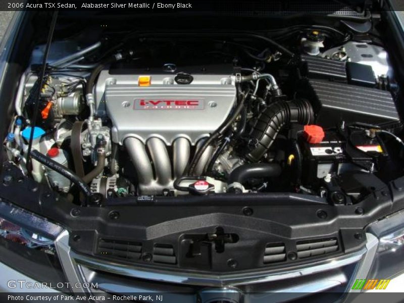 Alabaster Silver Metallic / Ebony Black 2006 Acura TSX Sedan