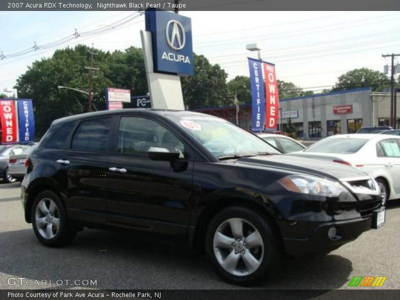 Nighthawk Black Pearl / Taupe 2007 Acura RDX Technology