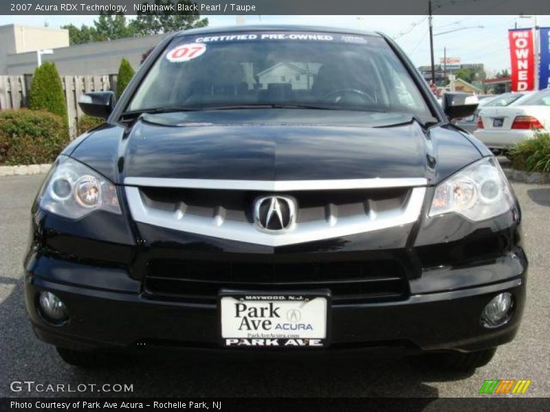 Nighthawk Black Pearl / Taupe 2007 Acura RDX Technology