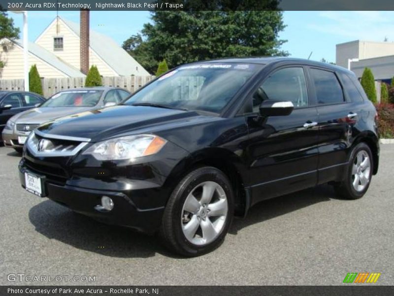 Nighthawk Black Pearl / Taupe 2007 Acura RDX Technology