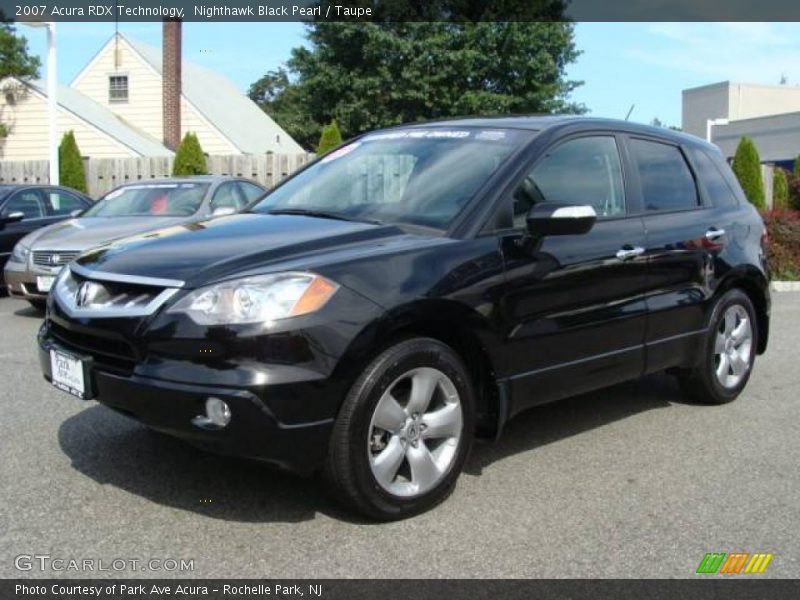 Nighthawk Black Pearl / Taupe 2007 Acura RDX Technology