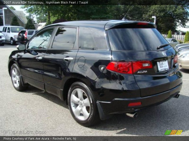 Nighthawk Black Pearl / Taupe 2007 Acura RDX Technology