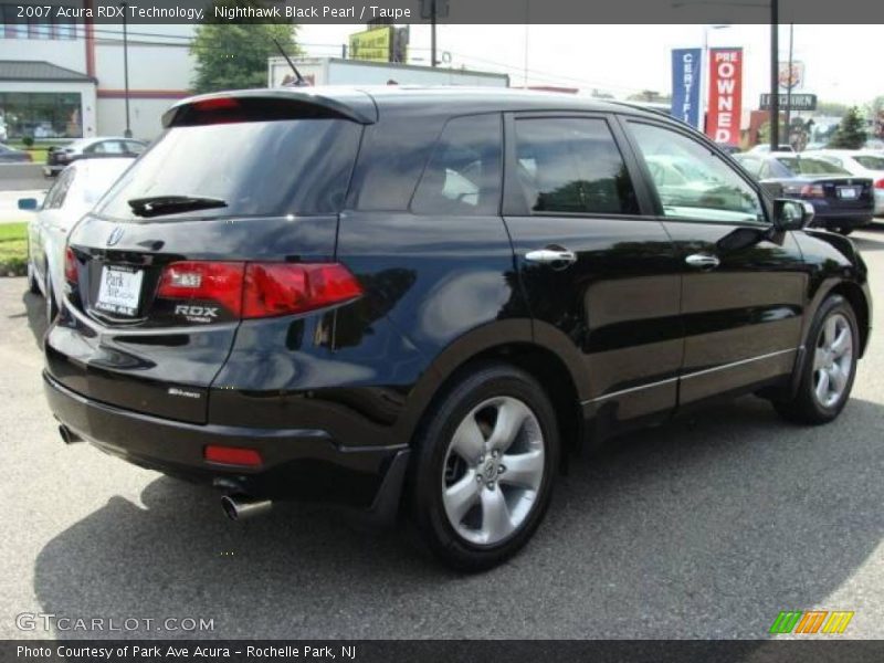 Nighthawk Black Pearl / Taupe 2007 Acura RDX Technology