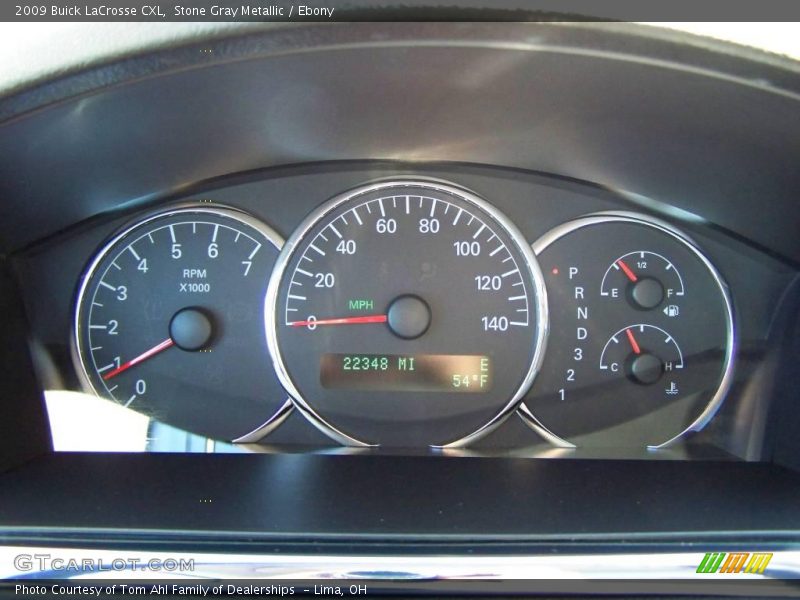 Stone Gray Metallic / Ebony 2009 Buick LaCrosse CXL