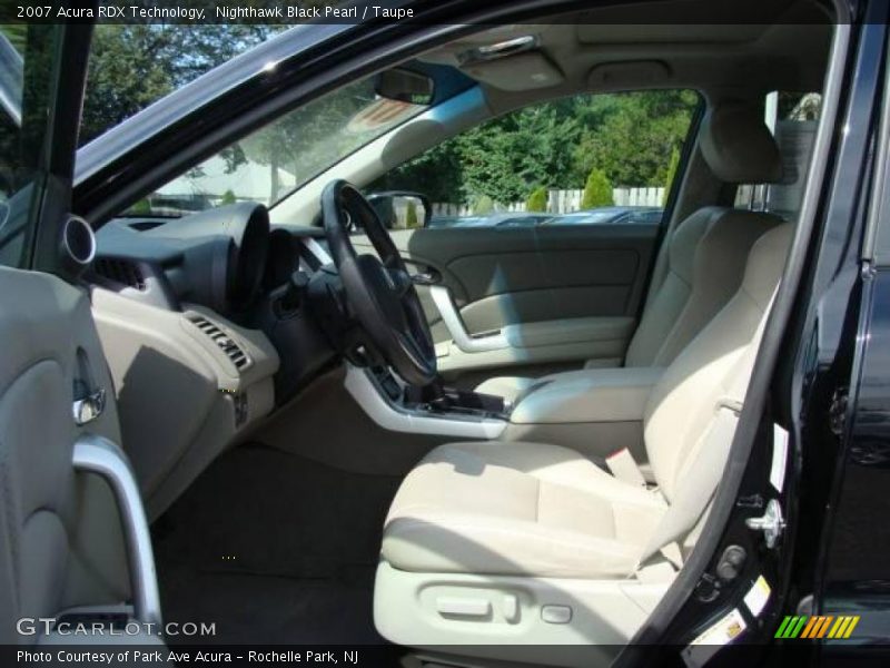 Nighthawk Black Pearl / Taupe 2007 Acura RDX Technology